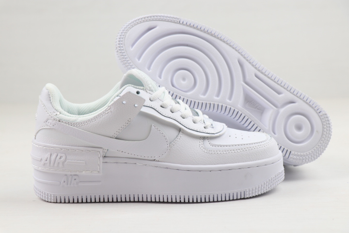 Women Nike Air Force 1 Low Shadow All White Shoes